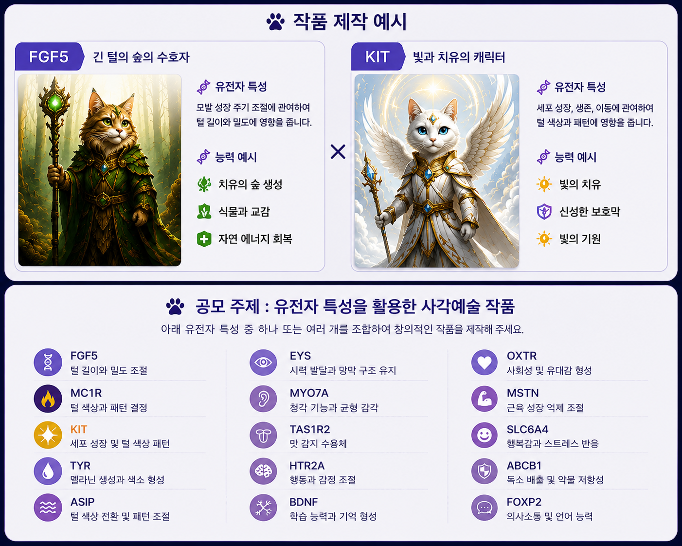 제 1회 유전체 아트 전시 공모